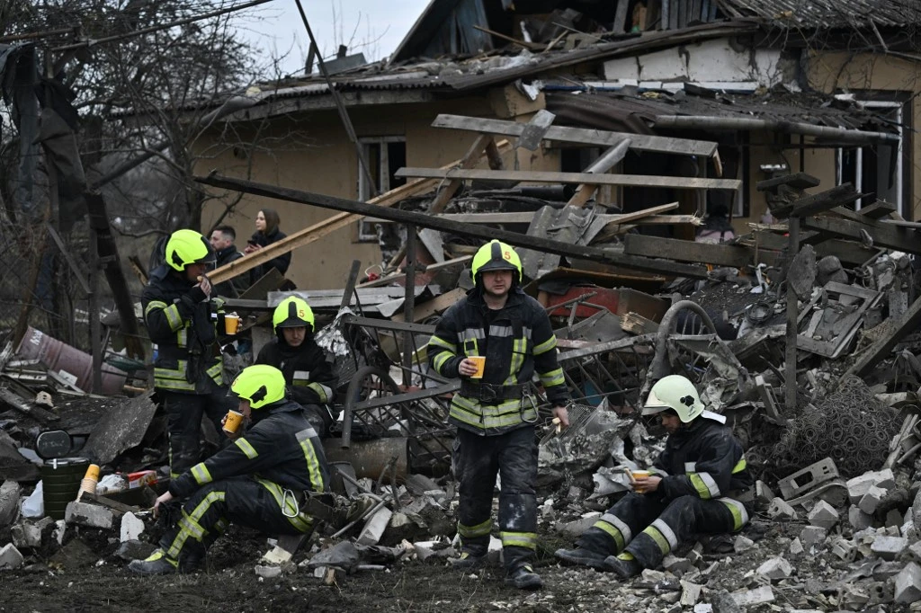 'Grandma, We've Been Hit': Russian Strikes Rock Kyiv