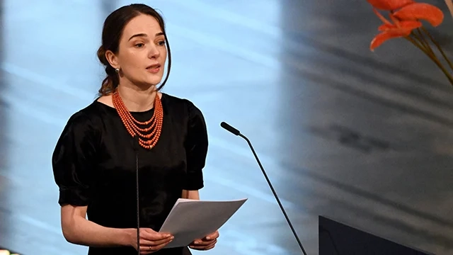 Oleksandra Matviichuk, a human rights activist, winner of the Nobel Peace Prize. Photo by Getty Images