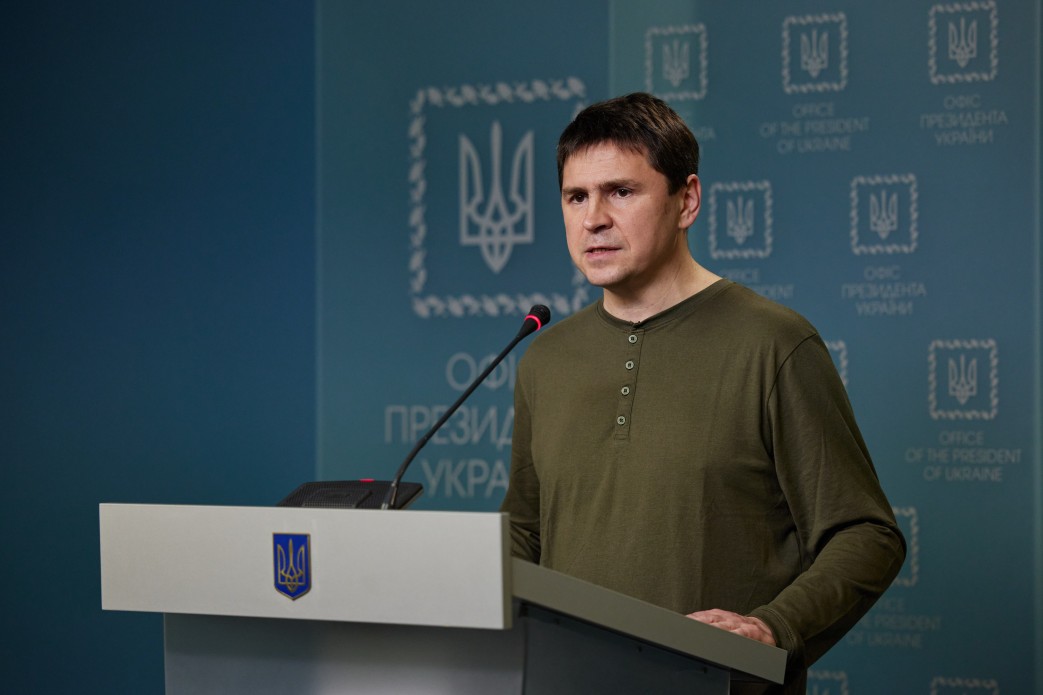 Mykhailo Podolyak, adviser to the head of the Presidential Office. Photo by the Presidential Office