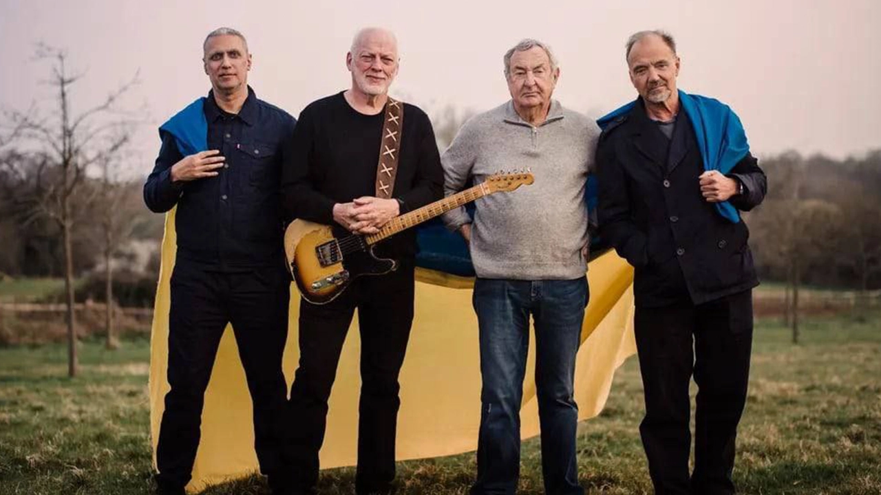 Pink Floyd, a music band. Photo by The Guardian