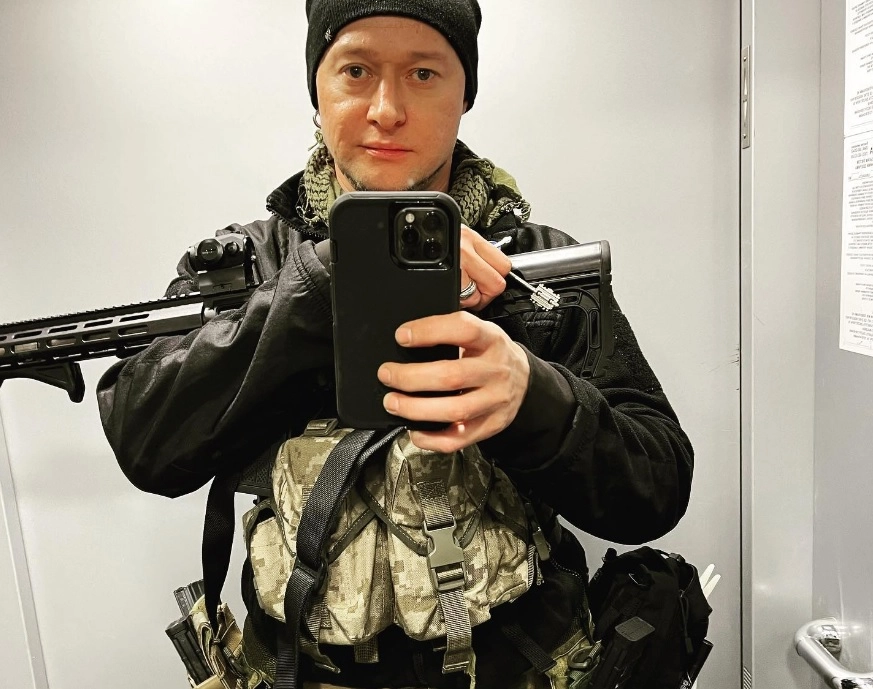 Andrii Khlyvniuk, a singer. Photo: Instagram