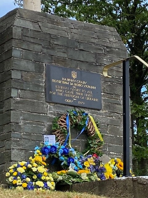 Remembering past and present victims of war – the inscription reads &#8220;Eternal glory to all who gave their lives for the freedom of Ukraine&#8221;. (Photo Credit: Tony Leliw)