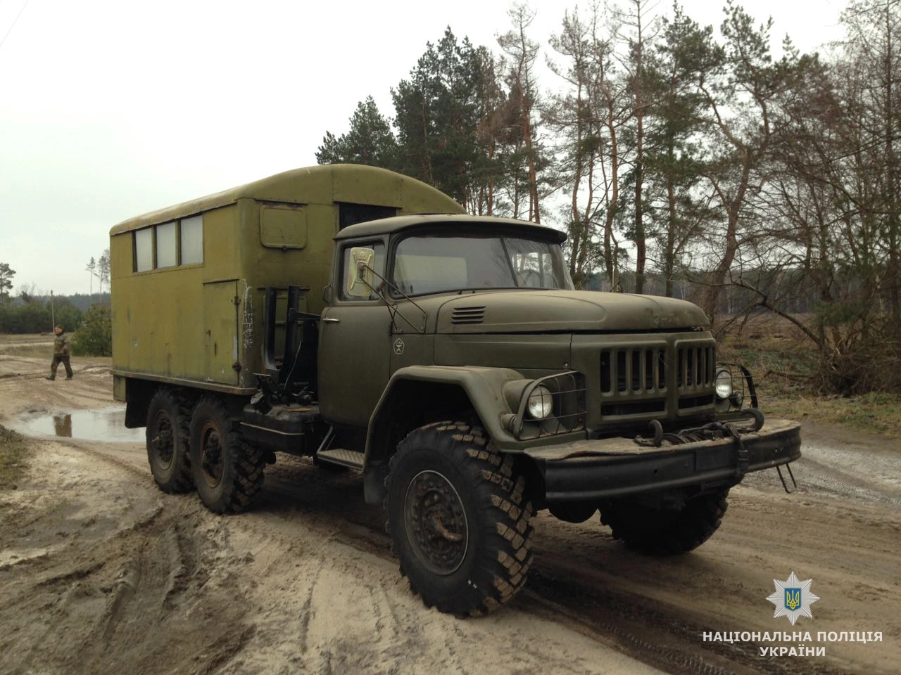 Military hardware found by National Police that was allegedly plundered from military bases and put up for sale.