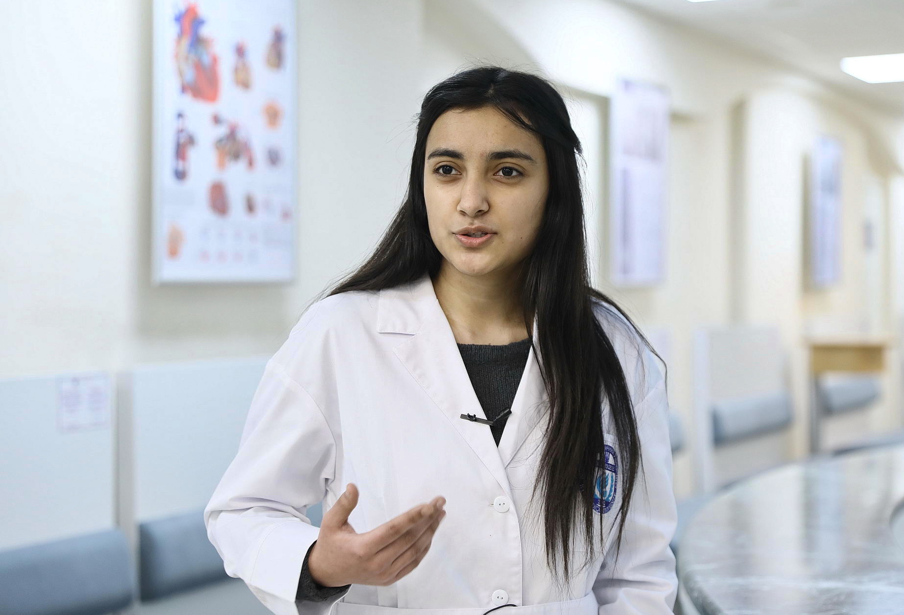 Rupali Sachdala, 20, a second-year student at Kyiv Medical University, speaks to the Kyiv Post on Jan. 16, 2020. She believes that Ukraine is a safe country for foreign students and the war in the Donbas didn&#8217;t influence her decision to study in Ukraine. (Oleg Petrasiuk)