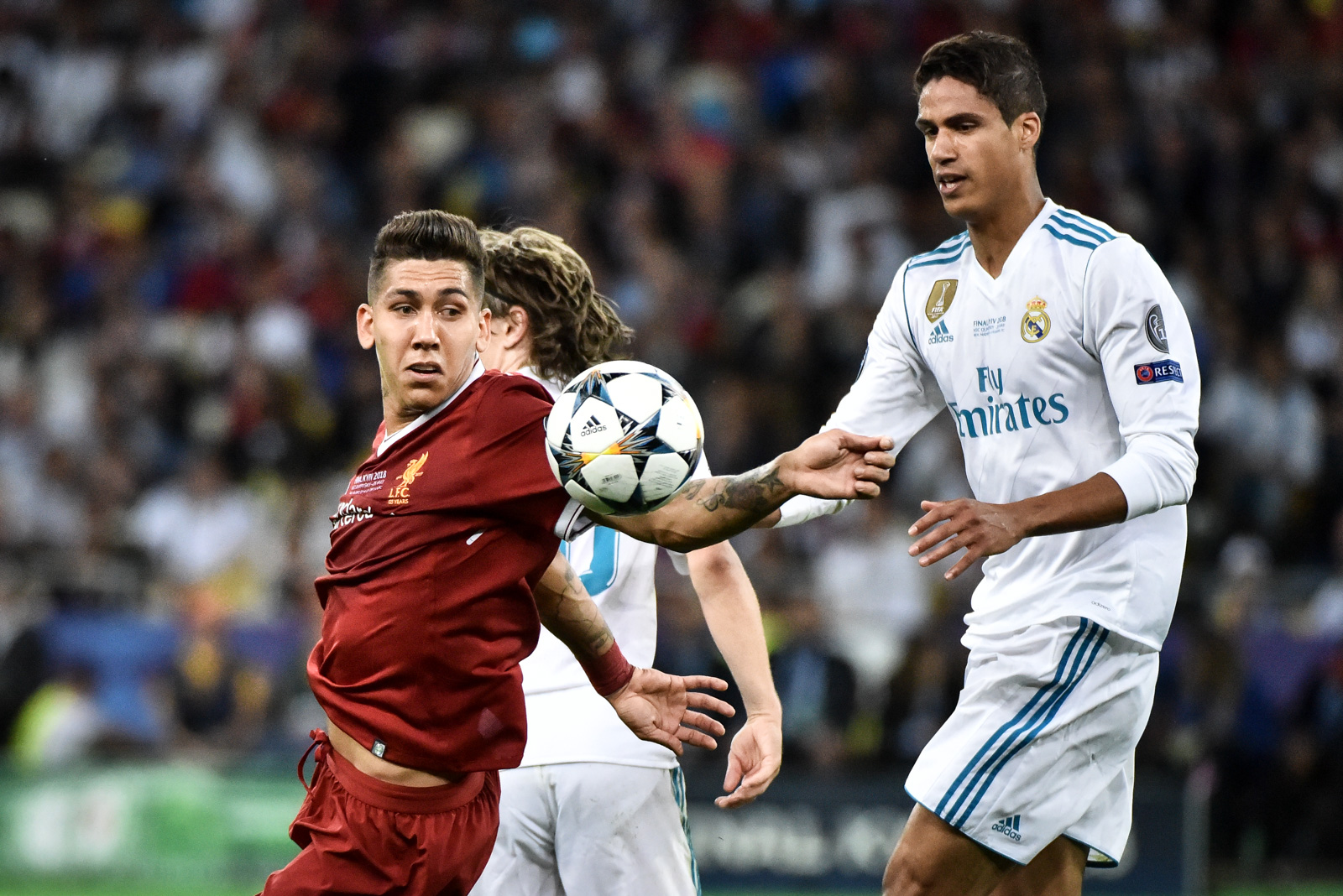 Football teams Real Madrid and Liverpool vie for the prestigious European football trophy, the UEFA Champions League cup, on May 26 in Ukraine&#8217;s main sports arena, Olimpiysky Stadium.