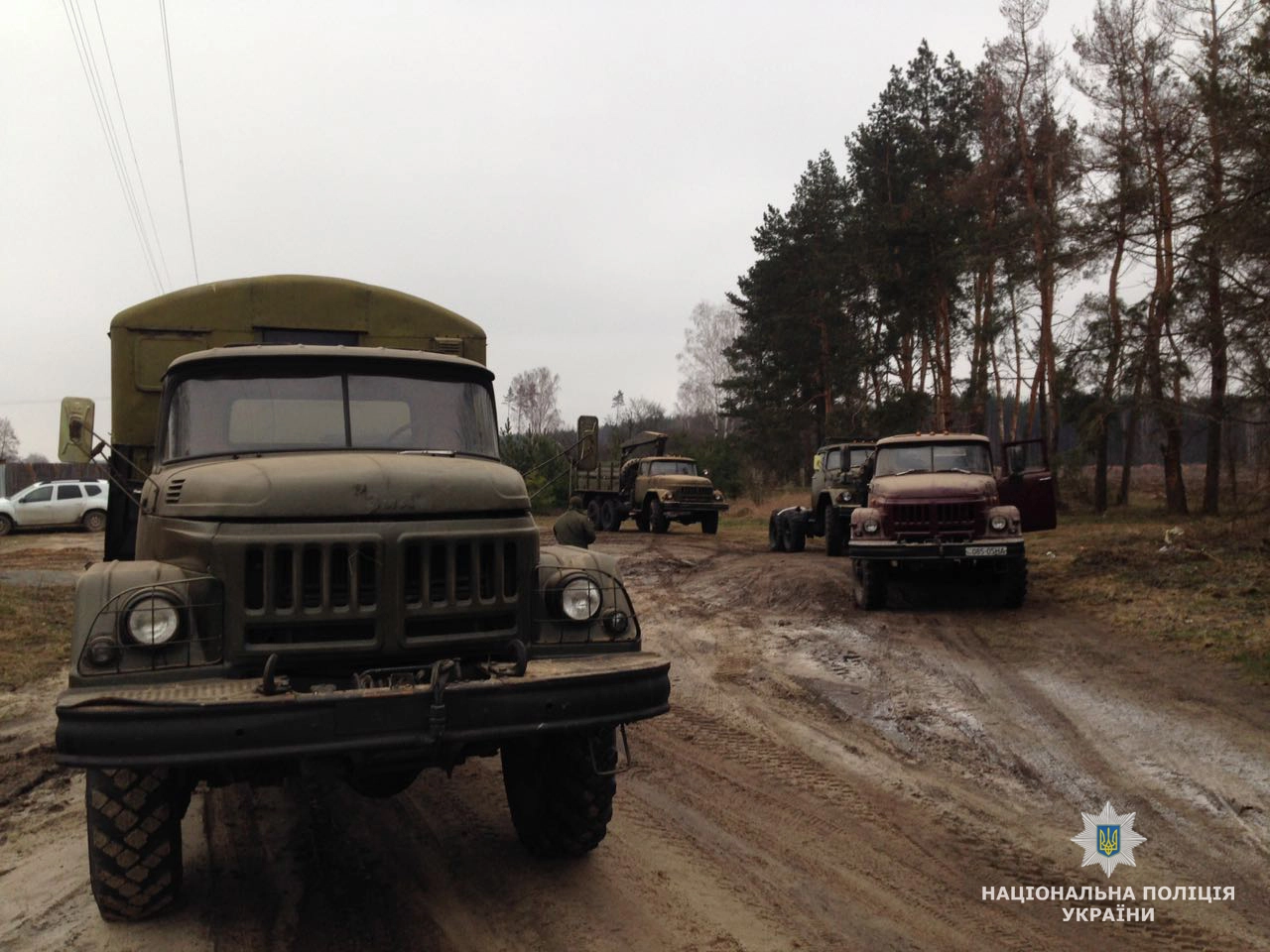 Military hardware found by National Police that was allegedly plundered from military bases and put up for sale.