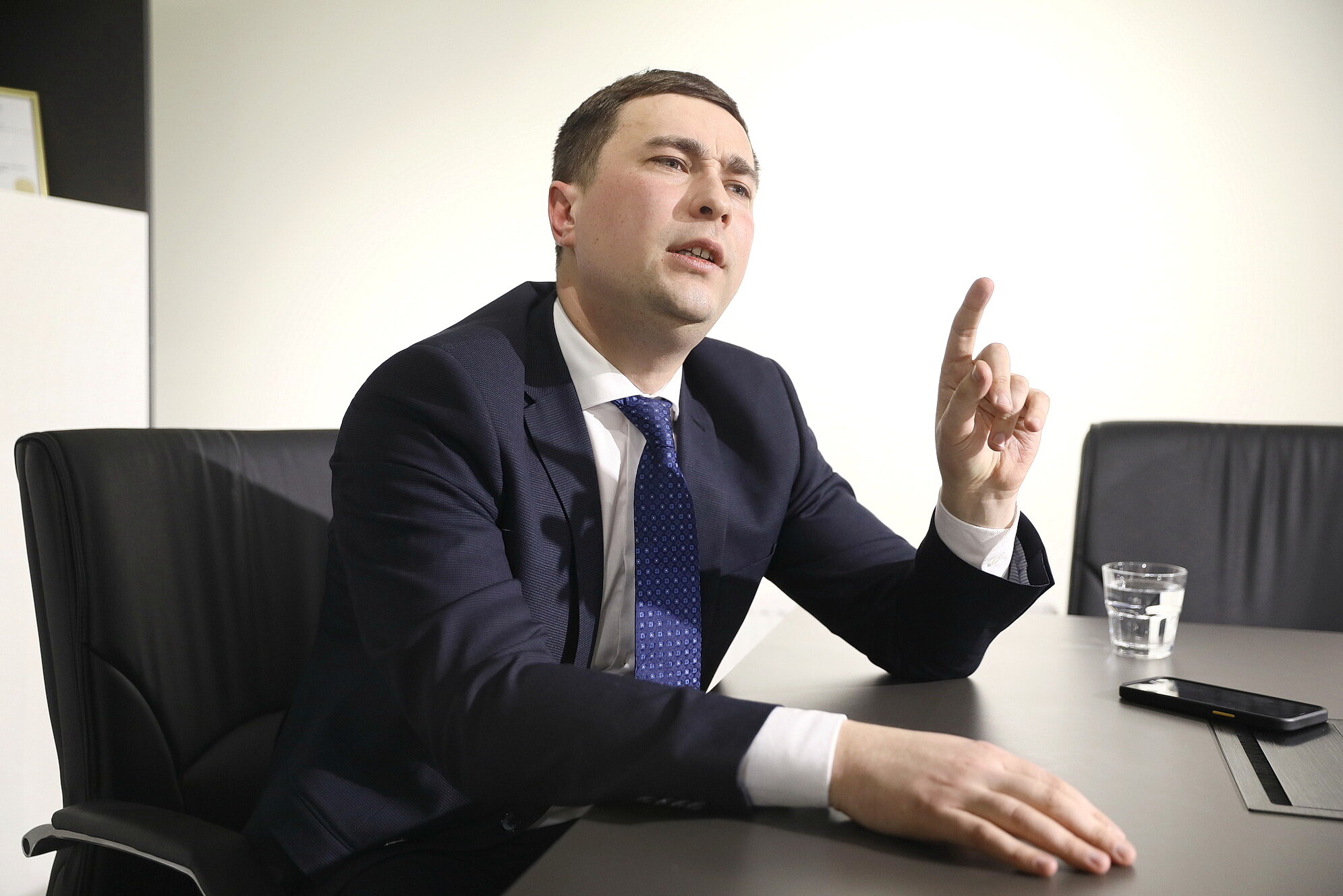 Roman Leshchenko, the new agriculture minister of Ukraine, speaks with the Kyiv Post on Jan. 27, 2021.