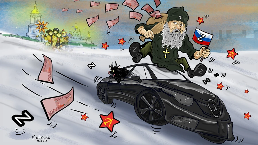 Russia's Proxy in the Kyiv Pecherska Lavra 'Pasha Mercedes' Finally Kicked Out