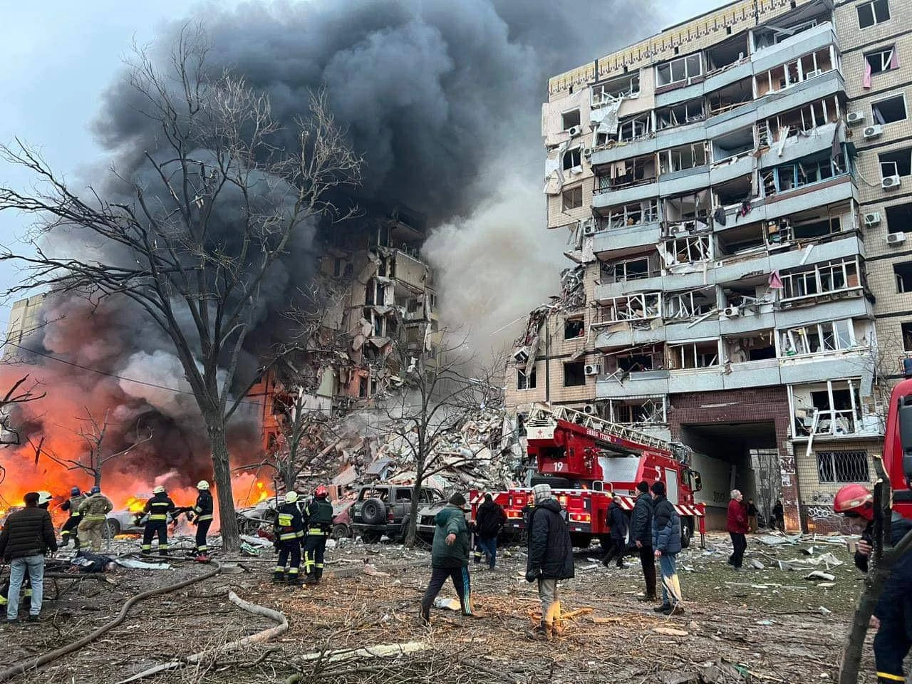 Death Toll Rises After Russian Missile Strike in Dnipro