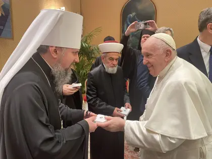 Папа Римський уперше зустрівся з главами українських церков