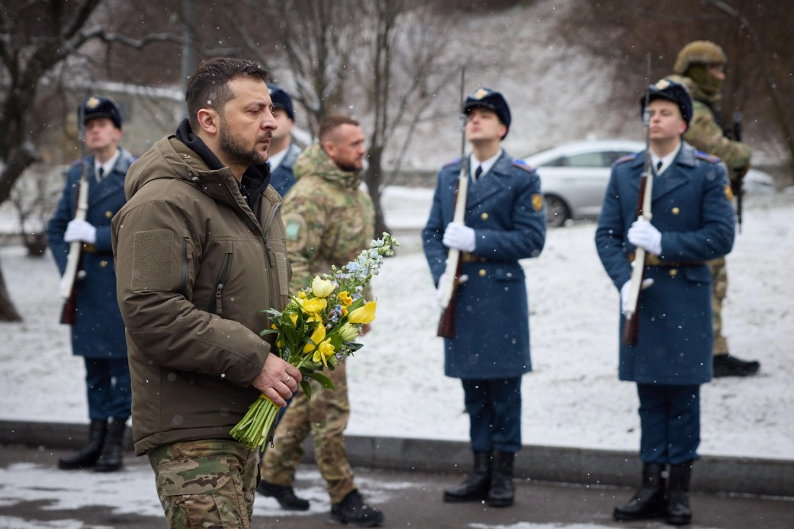 Zelensky Honors Memory of 1918 Battle of Kruty Heroes