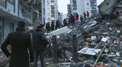Через землетруси у Туреччині та Сирії загинули понад 8 тисяч людей