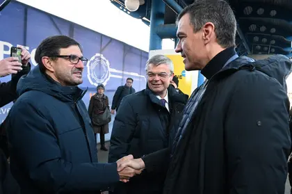 Spain PM in Kyiv on Eve of War's One-Year Anniversary