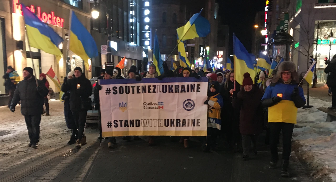 Montreal Rally in Support of Ukraine – Solidarity in the Face of Creeping ‘War-Weariness’