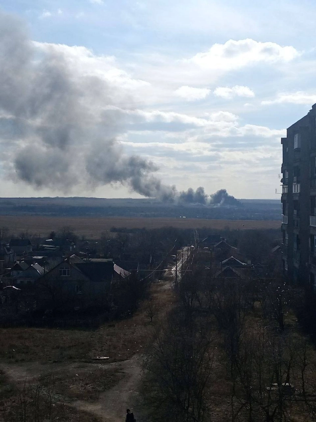 Біля Єнакієвого ЗСУ знищили винищувач-бомбардувальник росіян