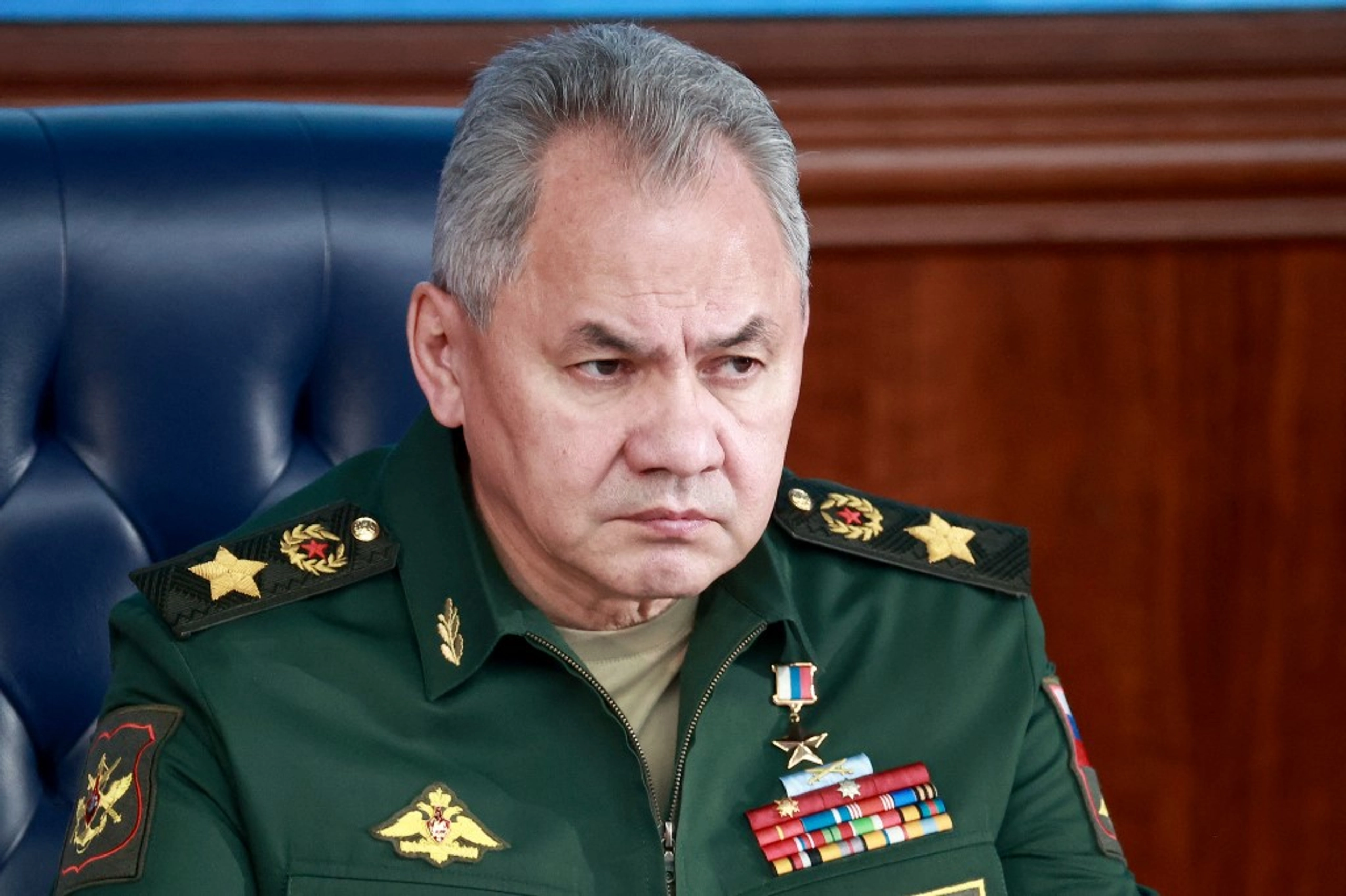 Russian Defense Minister Shoigu Visits Occupied Mariupol