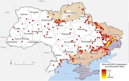 Landmines and Explosive Remnants of War in Ukraine Will Take Decades to Clear