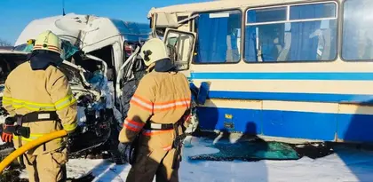 ДТП на Прикарпатті: зіткнулися два автобуси