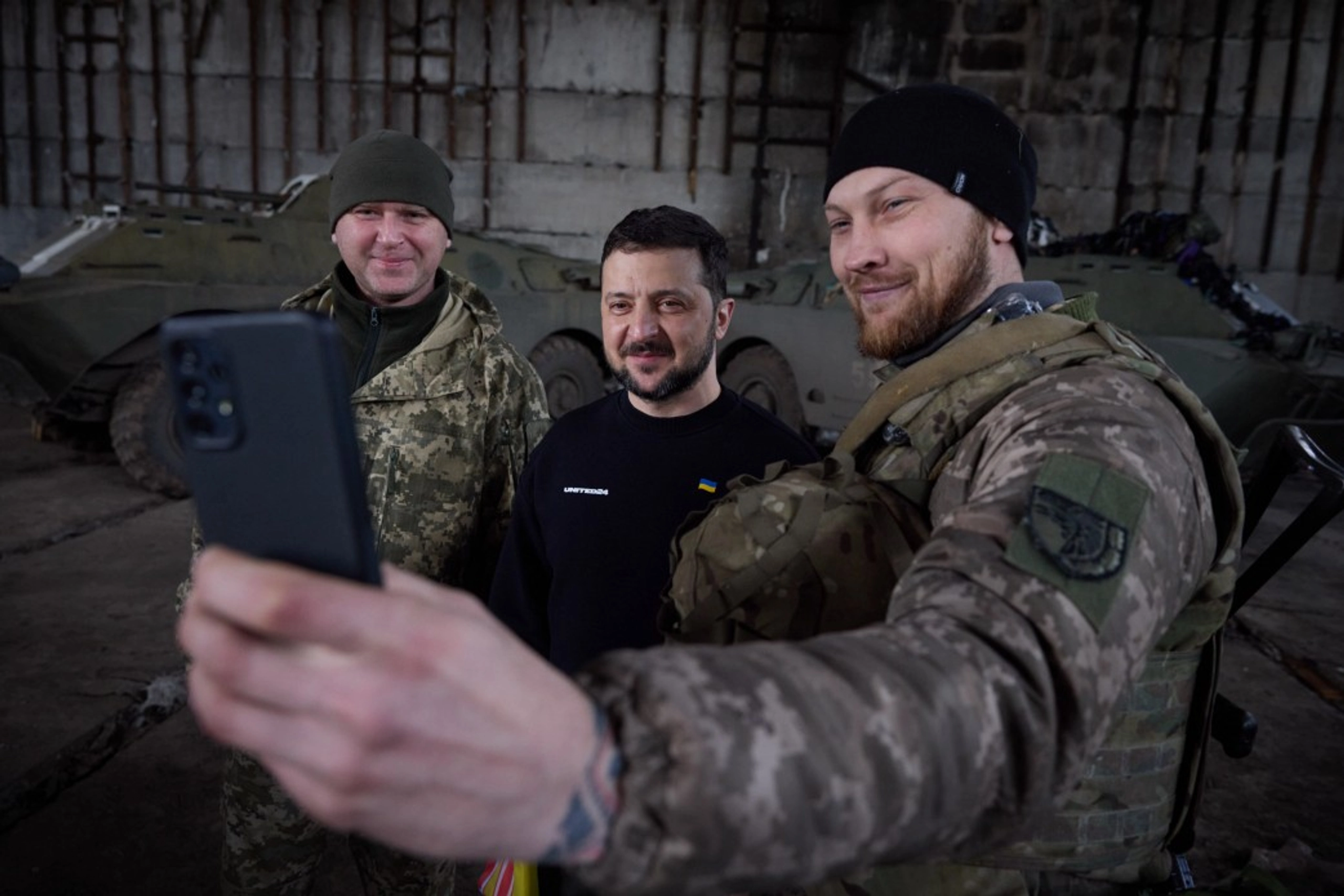 Зеленський приїхав на передову на Бахмутському напрямку