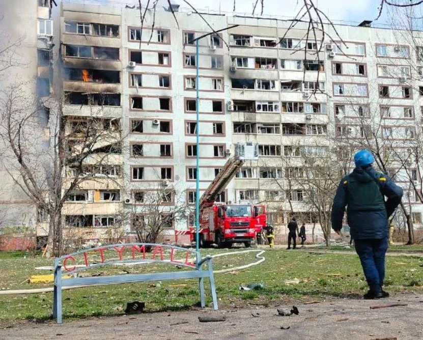 Росія атакувала Запоріжжя: одна людина загинула, понад 20 постраждали