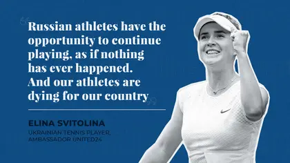 ‘They Don’t Want to Face the Truth’: Tennis Star Elina Svitolina on Ukraine’s Struggle for Justice in Sport