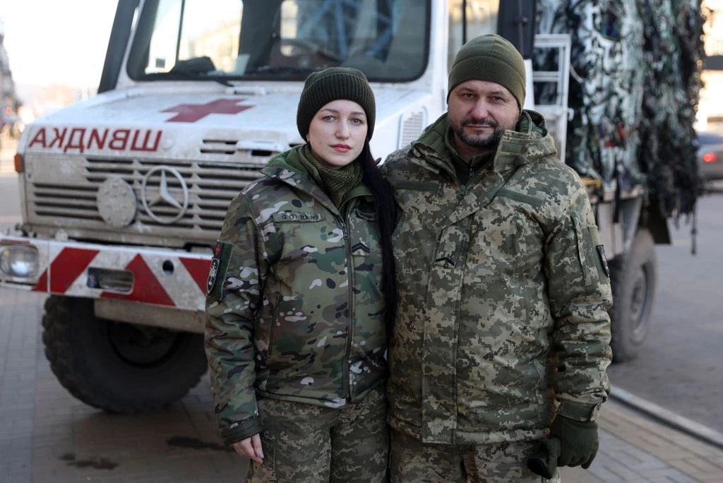 'Together For Now': Ukrainian Families Serving on the Front