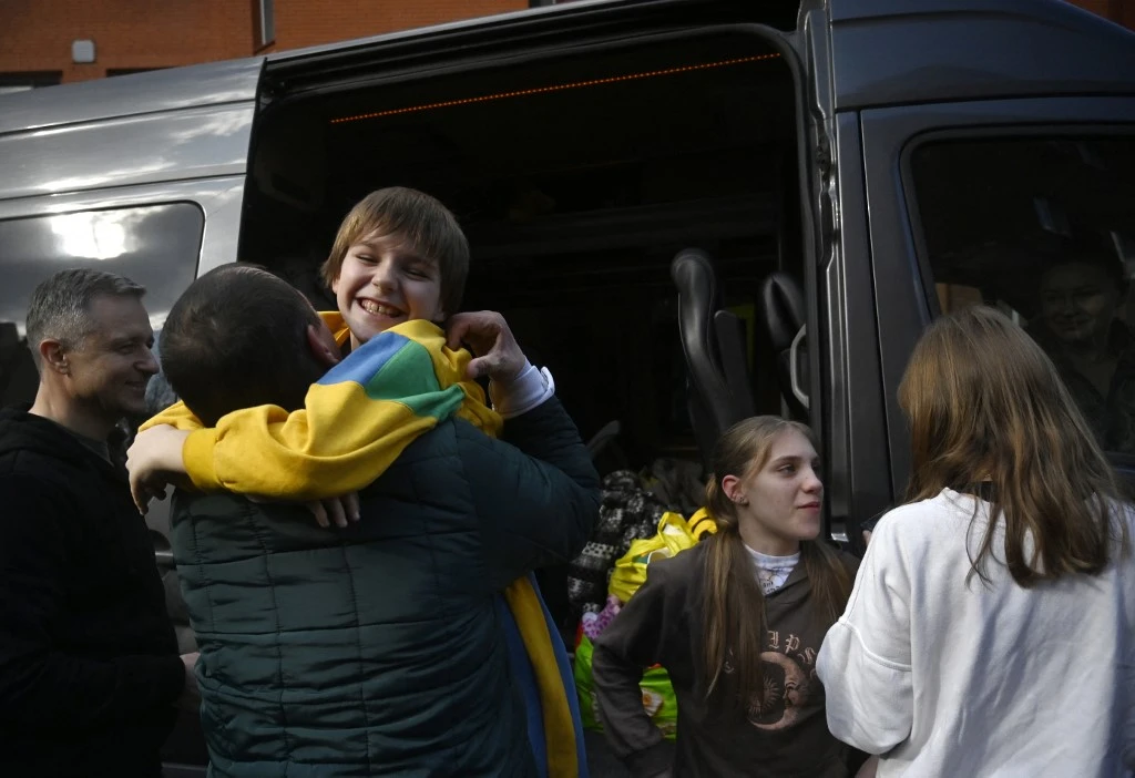 Ukrainian Children Held by Russia Reunited with Parents