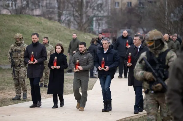 27 EU Ambassadors Visit the Kyiv Region a Year After it Was Liberated