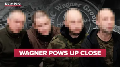 Russian Wagner POWs Confronted