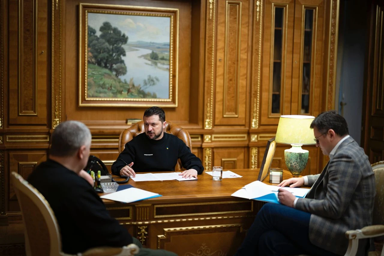 محادثات بين الرئيس الأوكراني ورئيس وزراء العراق