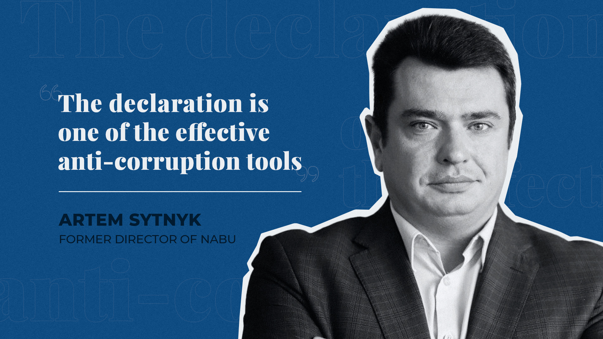 Can Ukraine Defeat Corruption? Exclusive Interview With Artem Sytnyk, Former Director of NABU