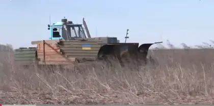 Ukrainian Farmer Builds Own Demining Machine