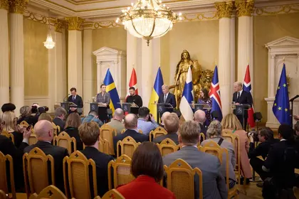 قمة قادة شمال أوروبا وأوكرانيا