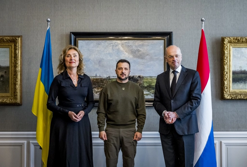 Zelensky Arrives at ICC Headquarters