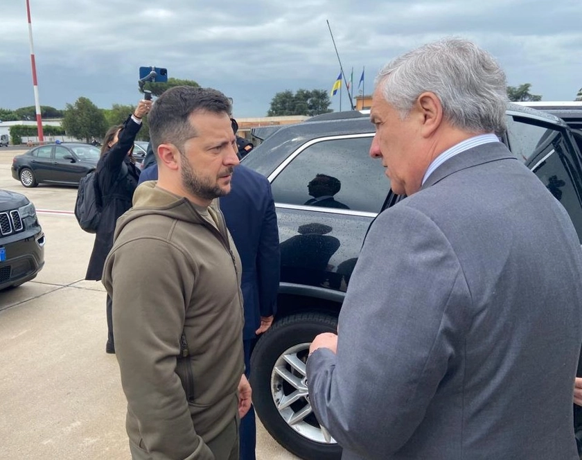 President Zelensky Arrives in Rome, Will Meet With Pope