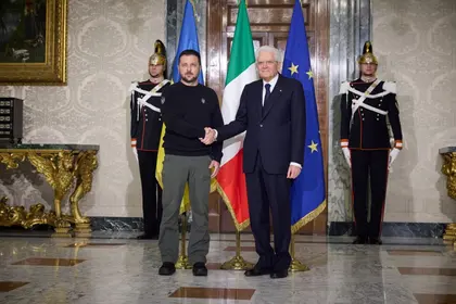 Зеленський в Італії: зустрівся з президентом та прем'єркою країни