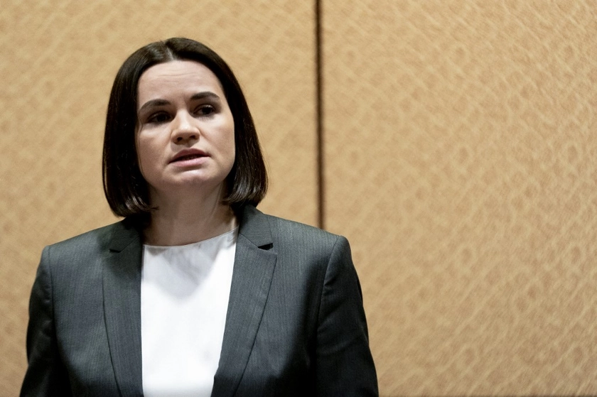 Belarus Opposition Leader Tsikhanouskaya Praises Zelensky After Prisoner Release
