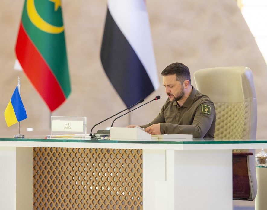 الرئيس الأوكراني يدعو زعماء دول عربية لتغيير موقفهم من تصرفات روسيا