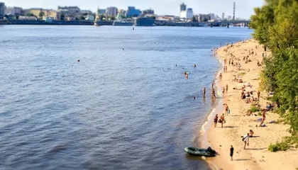 Kyiv's Residents Advised not to Relax on City's Beaches Because of Safety Concerns
