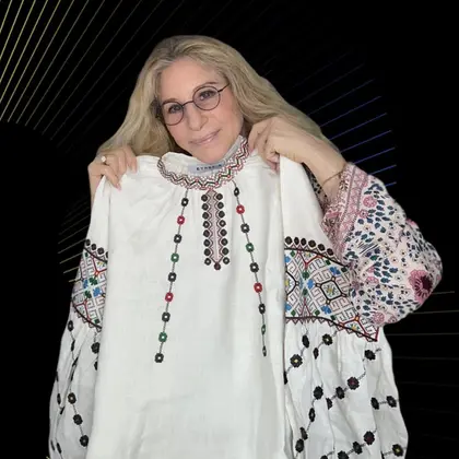 A Chance to Win a Ukrainian Embroidered Shirt Just Like Barbra Streisand's
