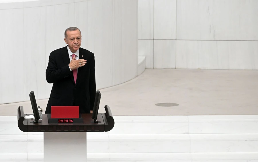 أردوغان يؤدي اليمين رئيساً لتركيا