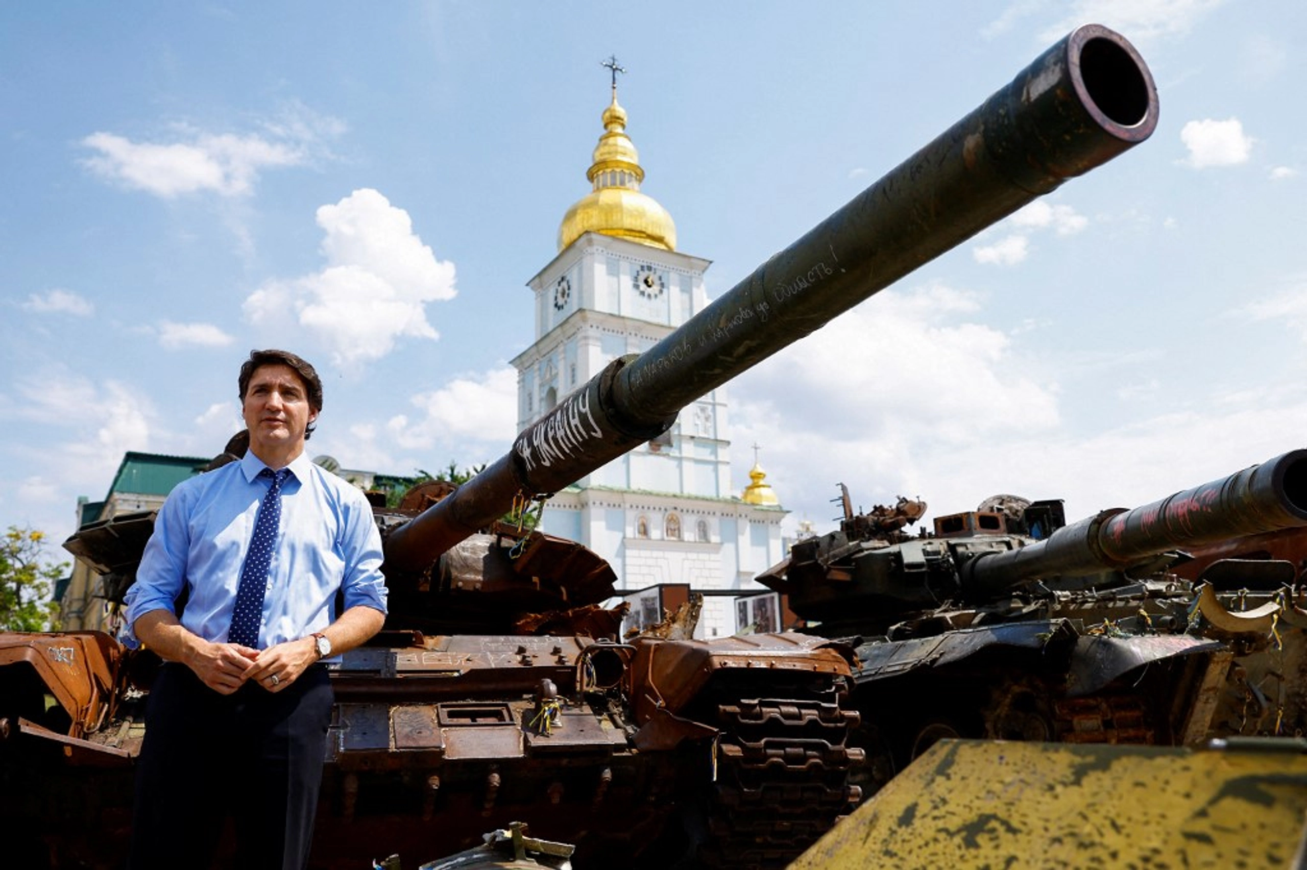 Canadian PM Justin Trudeau Visits Kyiv