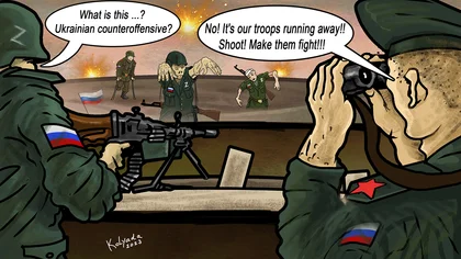 CARTOON: Rasszist Responses to Ukrainian Counter-attacks