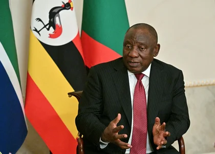 South Africa's Ramaphosa Tells Putin Ukraine 'War Must Be Settled'