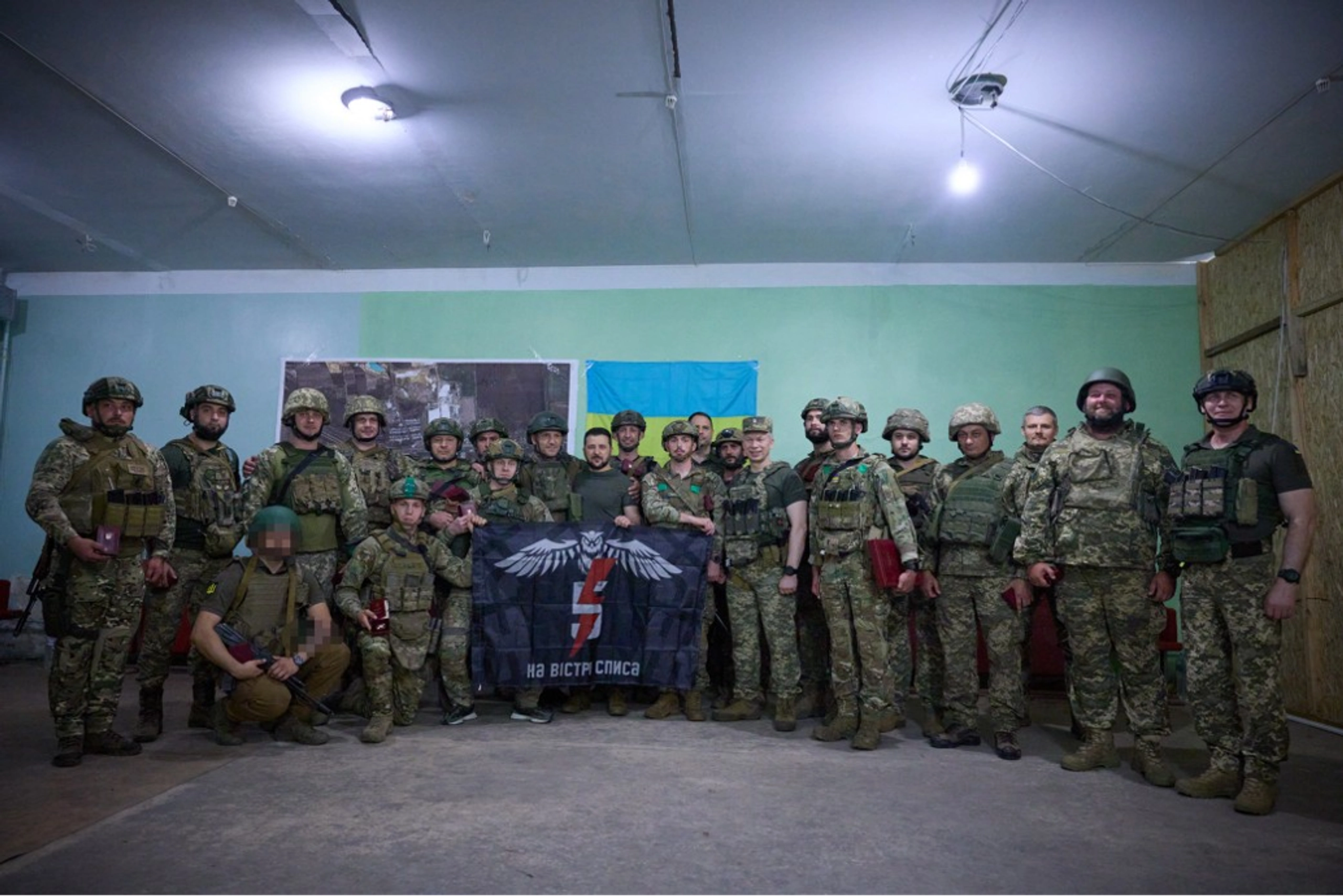 President Zelensky Visits Frontline Units, Hands Out Medals, Takes Selfies