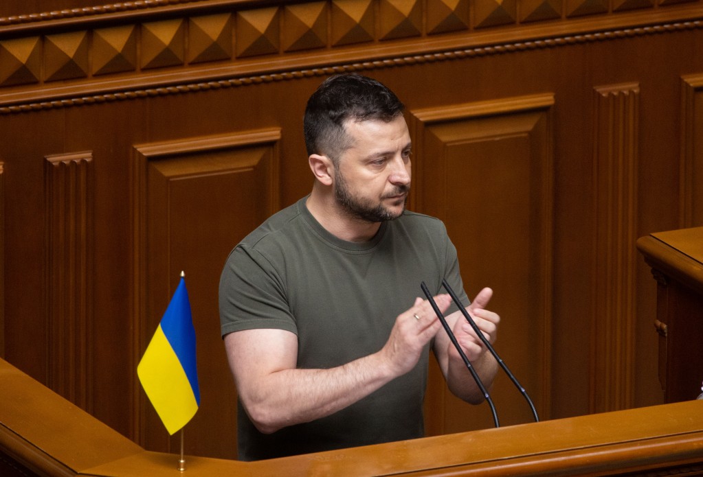 President Volodymyr Zelensky Addressed The Verkhovna Rada On ...