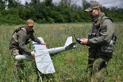 Ukrainians Fly Locally-Made Drones to Sharpen Artillery Aim
