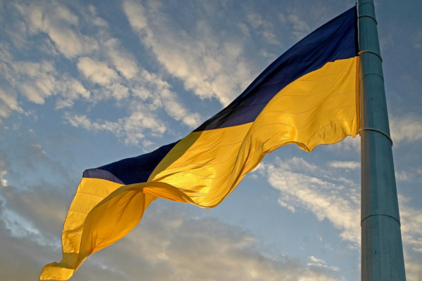 Український прапор замайорів на Курдюмівській дамбі 5461