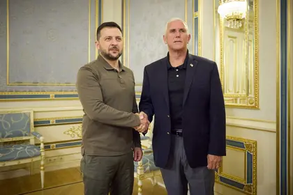 Mike Pence Makes Surprise Visit to Ukraine