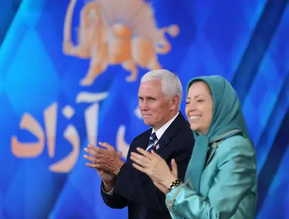 Former VP Pence, UK ex-PM Truss Back Exiled Iran Opposition Group